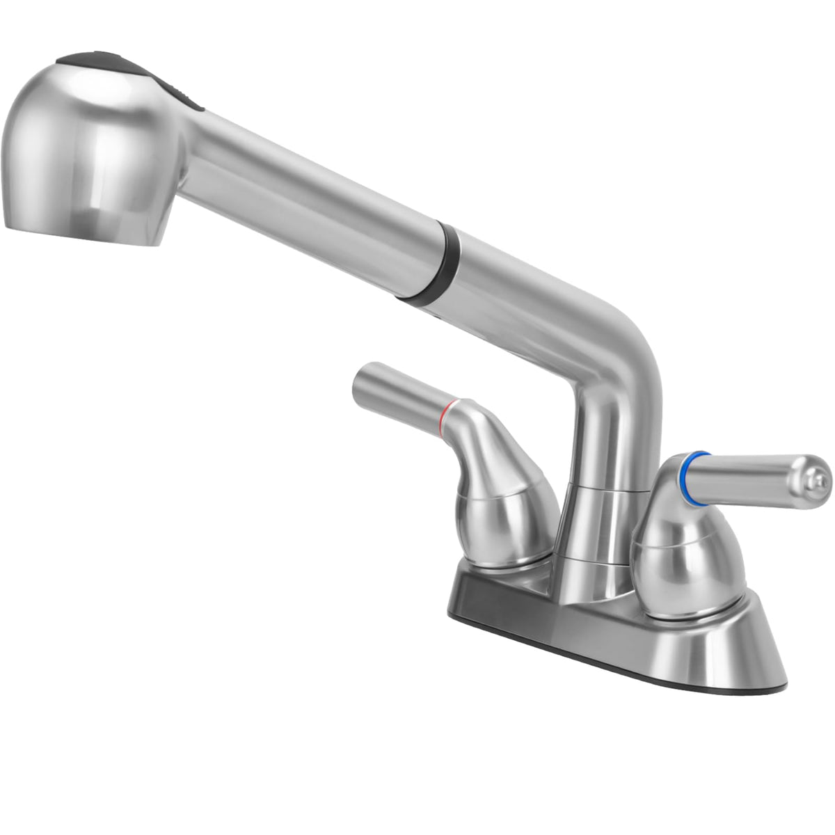 RSYEKU utility sink faucet packaging shows complete kit for easy installation