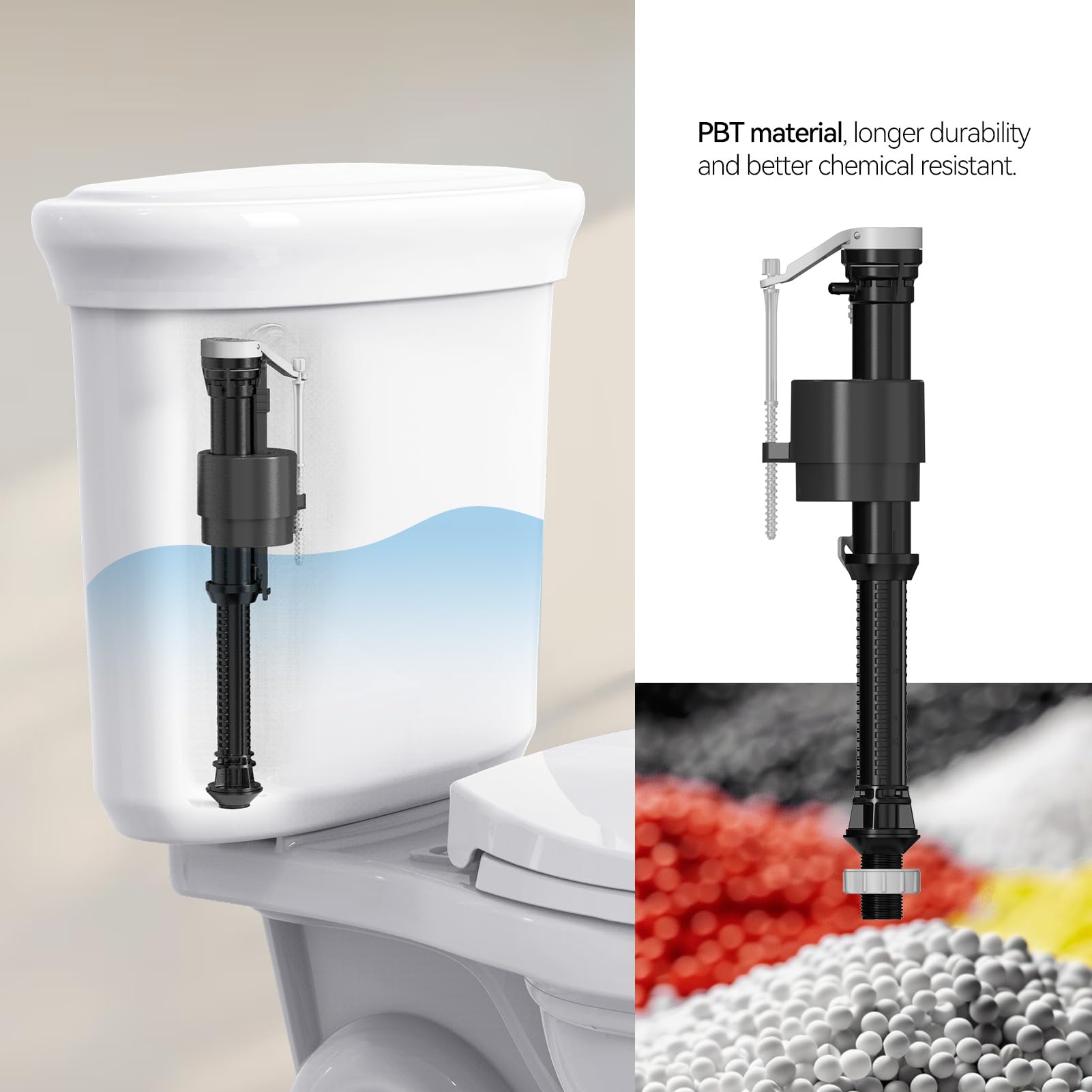 R&T A1320 BPA-free ABS plastic material emphasis
