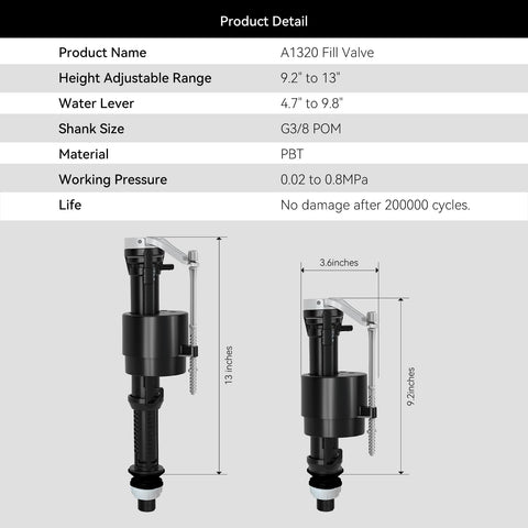 R&T A1320 diy-install diagram for quick setup without a plumber