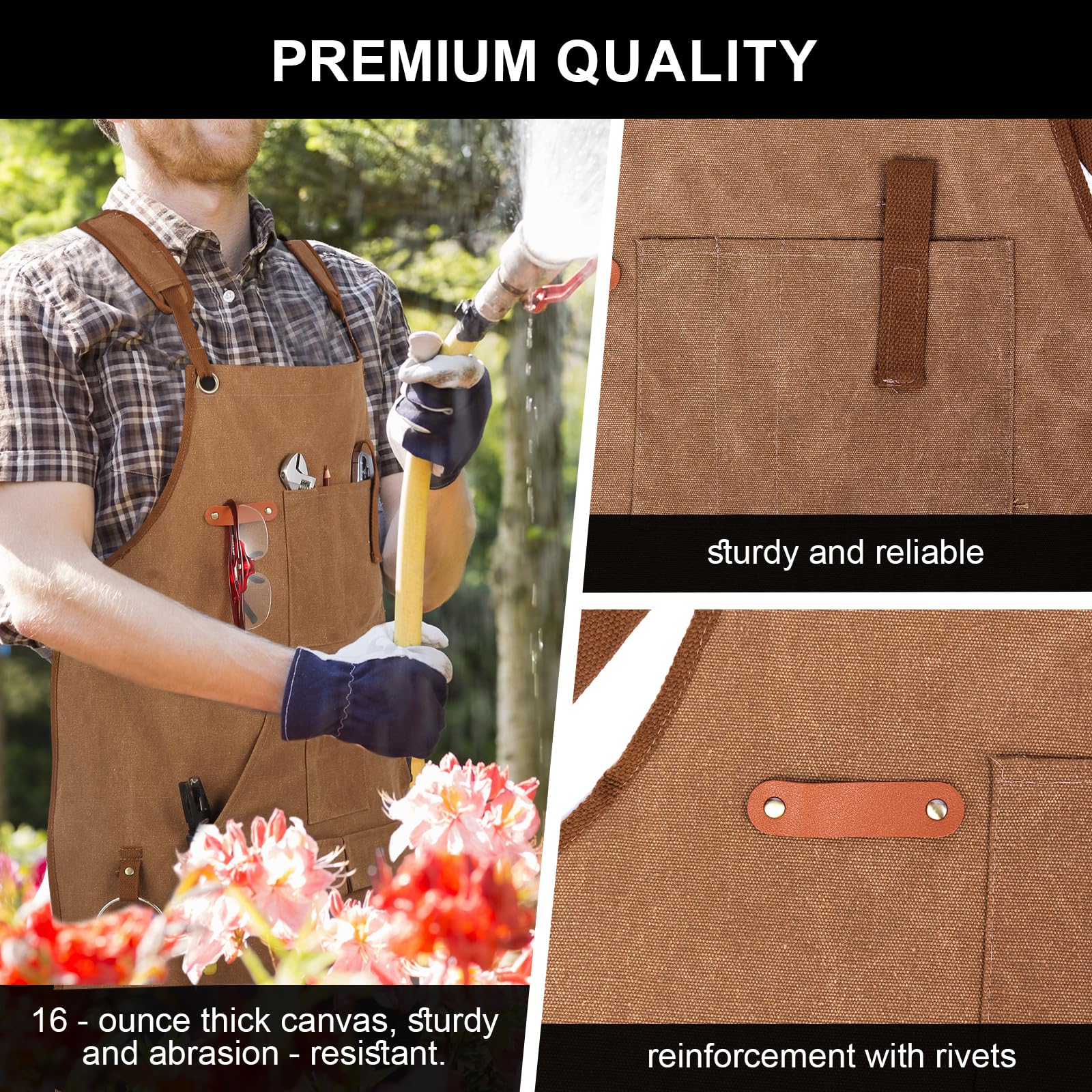 Rtcimoic apron adjustable belt offers a customizable, comfortable fit