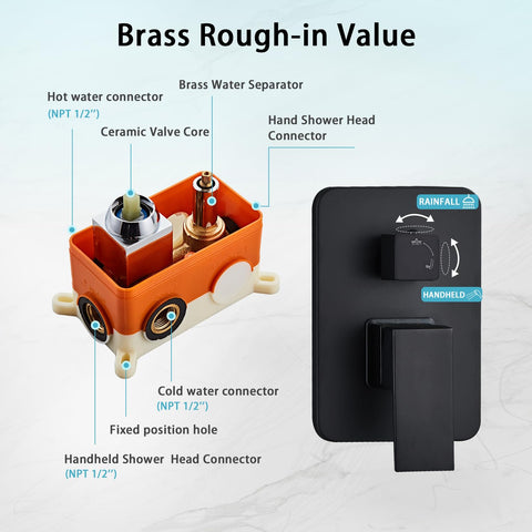 RTOBWEYE extra-long hose enables flexible reach for all users.