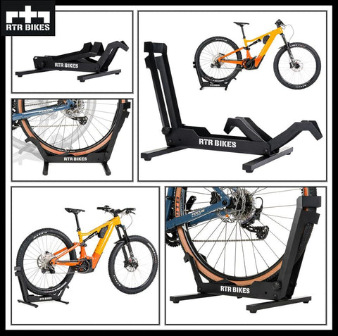 RTR BIKES Brutus side view highlights universal wheel fit for 26–29 inch tires