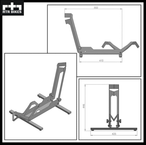 RTR BIKES Brutus textured powder-coat closeup conveys durability and European engineering