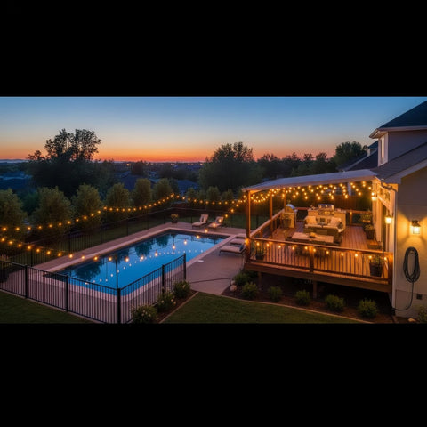 RTTY Dense-Glow dual-zone lighting enables separate dining and pool areas