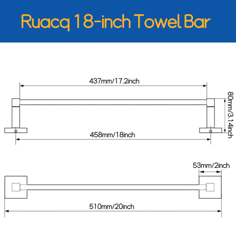 Ruacq humidity-friendly rack suitable for humid bathrooms