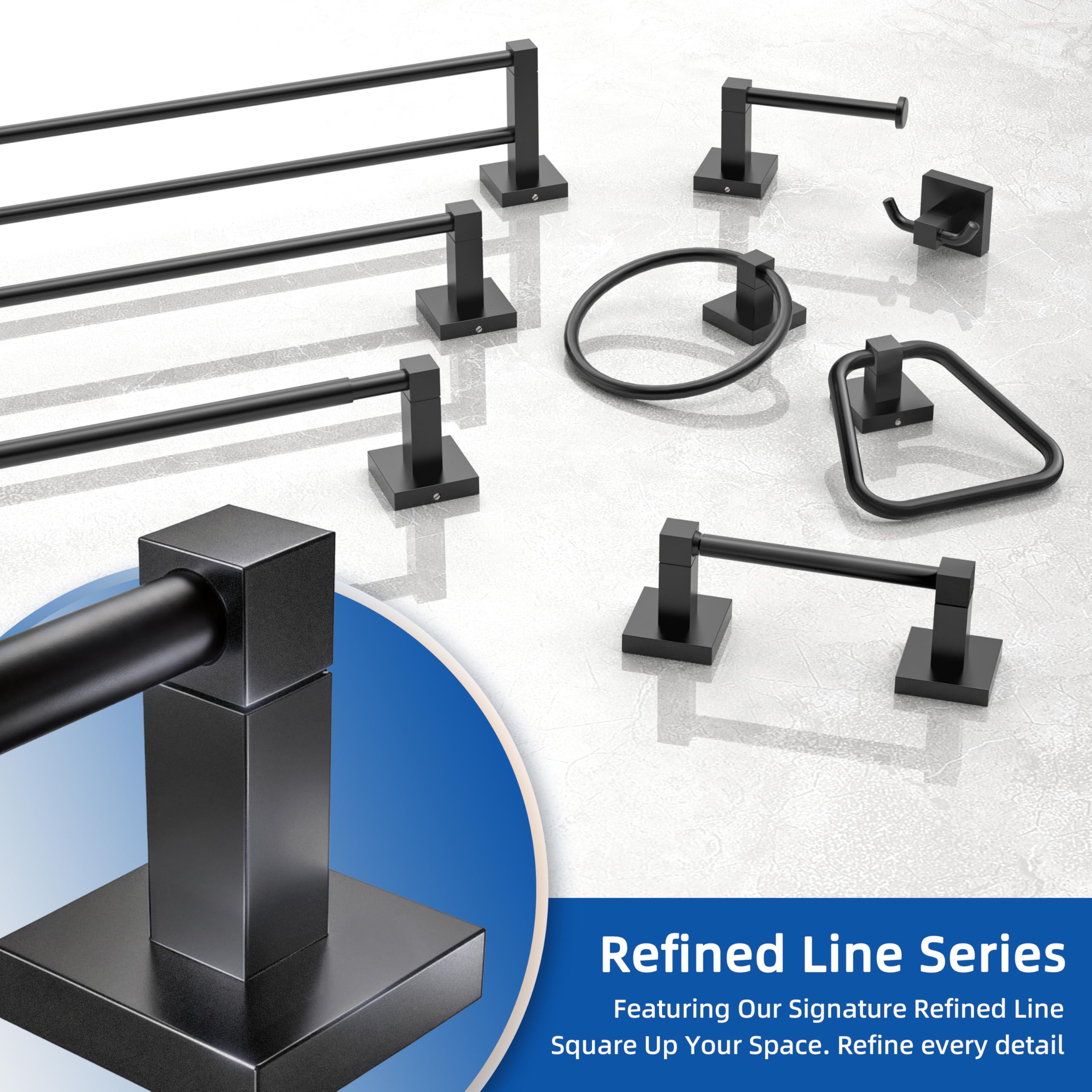 Ruacq installation kit included simplifies wall-mount setup