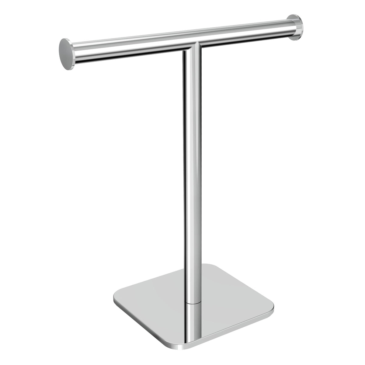Ruacq T-Shape hand towel holder with 12inch base keeps towels neatly organized on countertops.