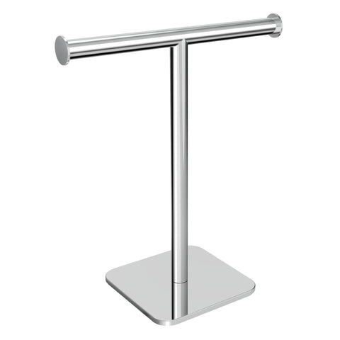 Ruacq T-Shape hand towel holder with 12inch base keeps towels neatly organized on countertops.