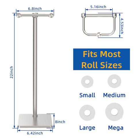 Ruacq free-standing design fits compact spaces and keeps supplies accessible.