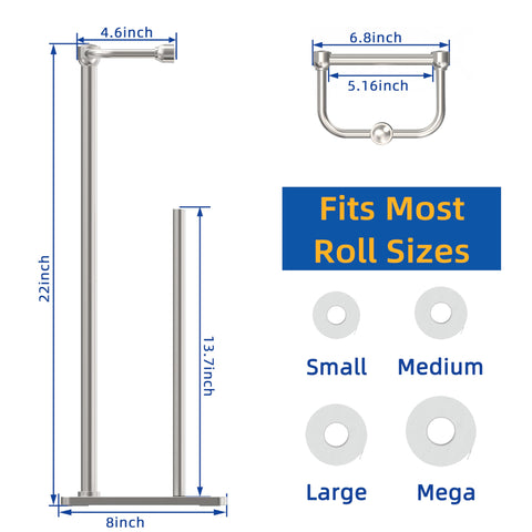 Ruacq stainless steel construction suitable for modern bathroom décor.