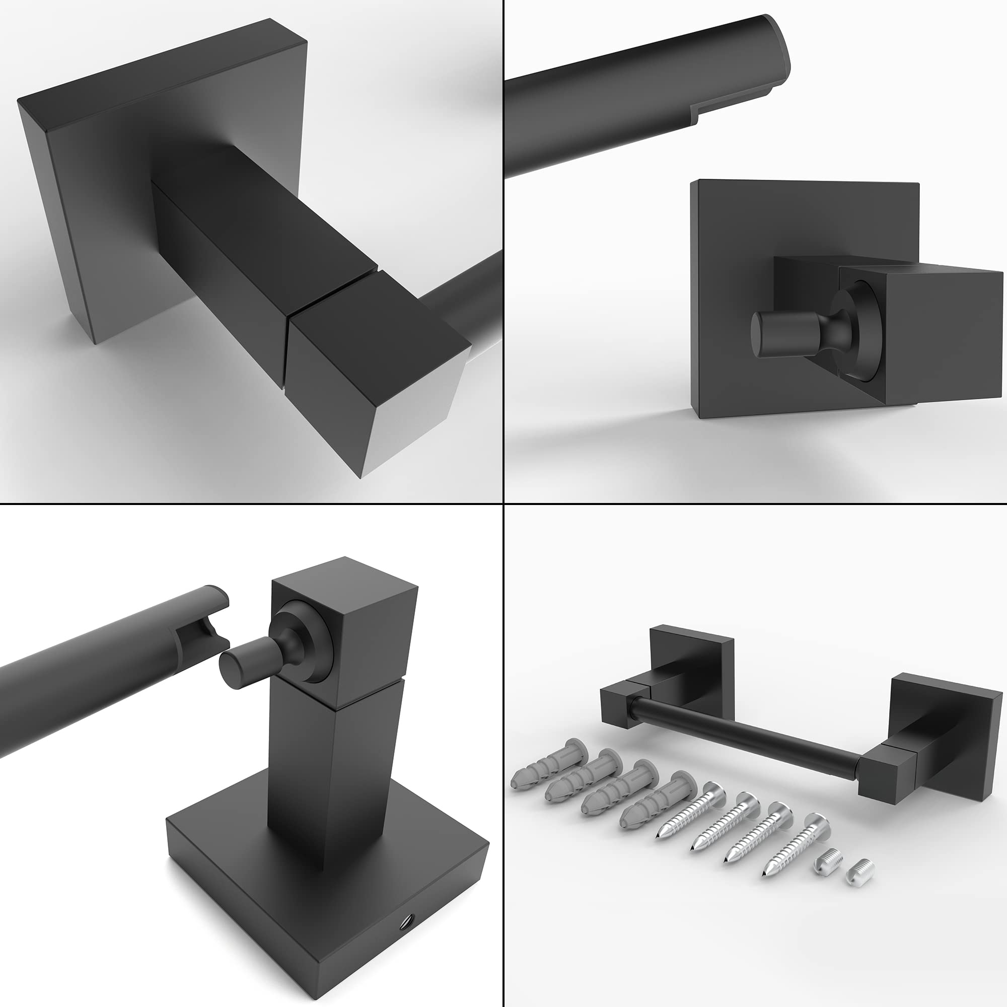Ruacq wall-mounted finish resists moisture for long-lasting bathroom style.
