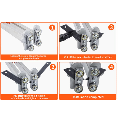 Ruaizel plasterboard cutter performing bidirectional cuts on gypsum board.