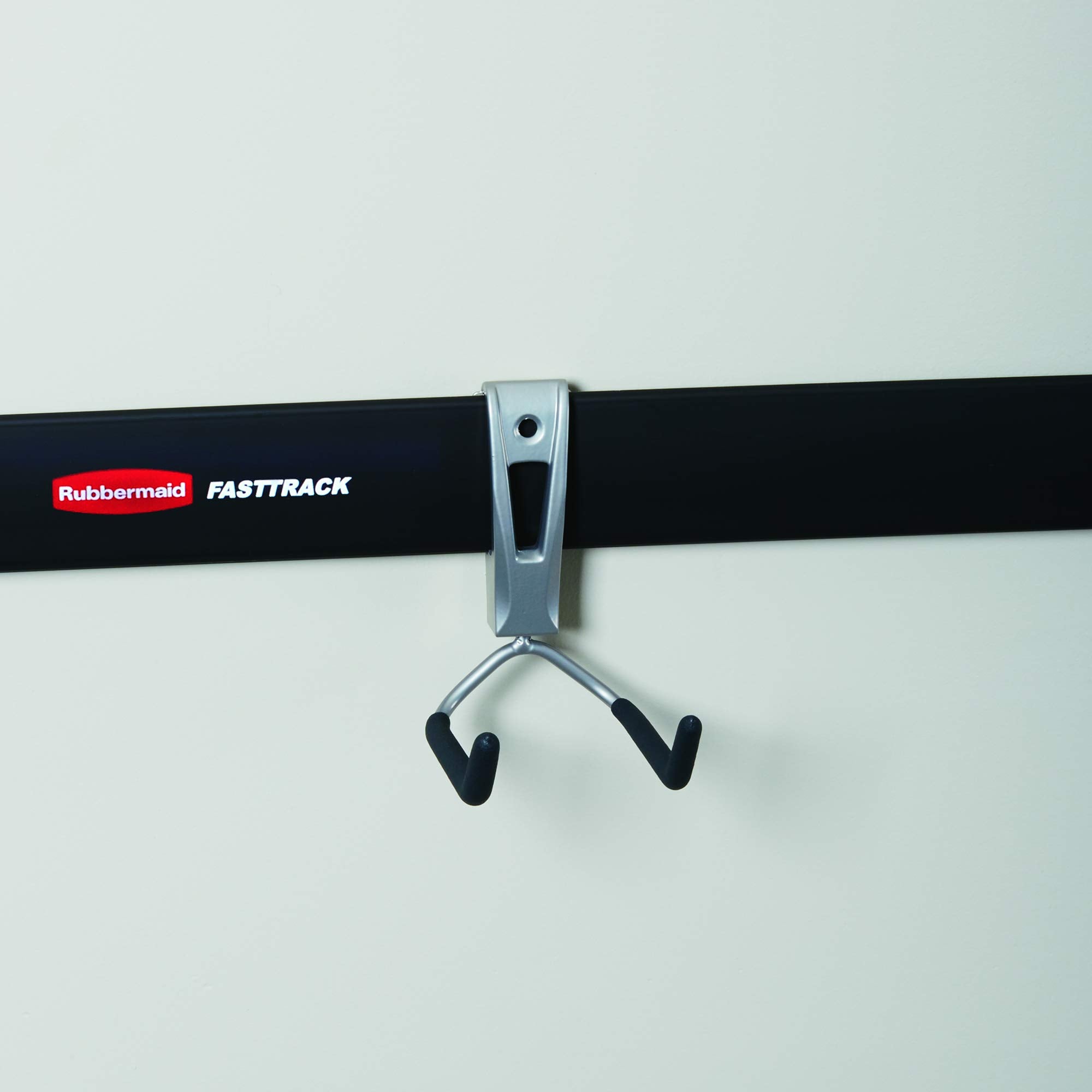 Rubbermaid holds up to 25 pounds per hook when properly installed.