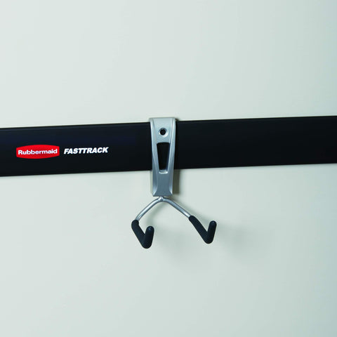 Rubbermaid holds up to 25 pounds per hook when properly installed.