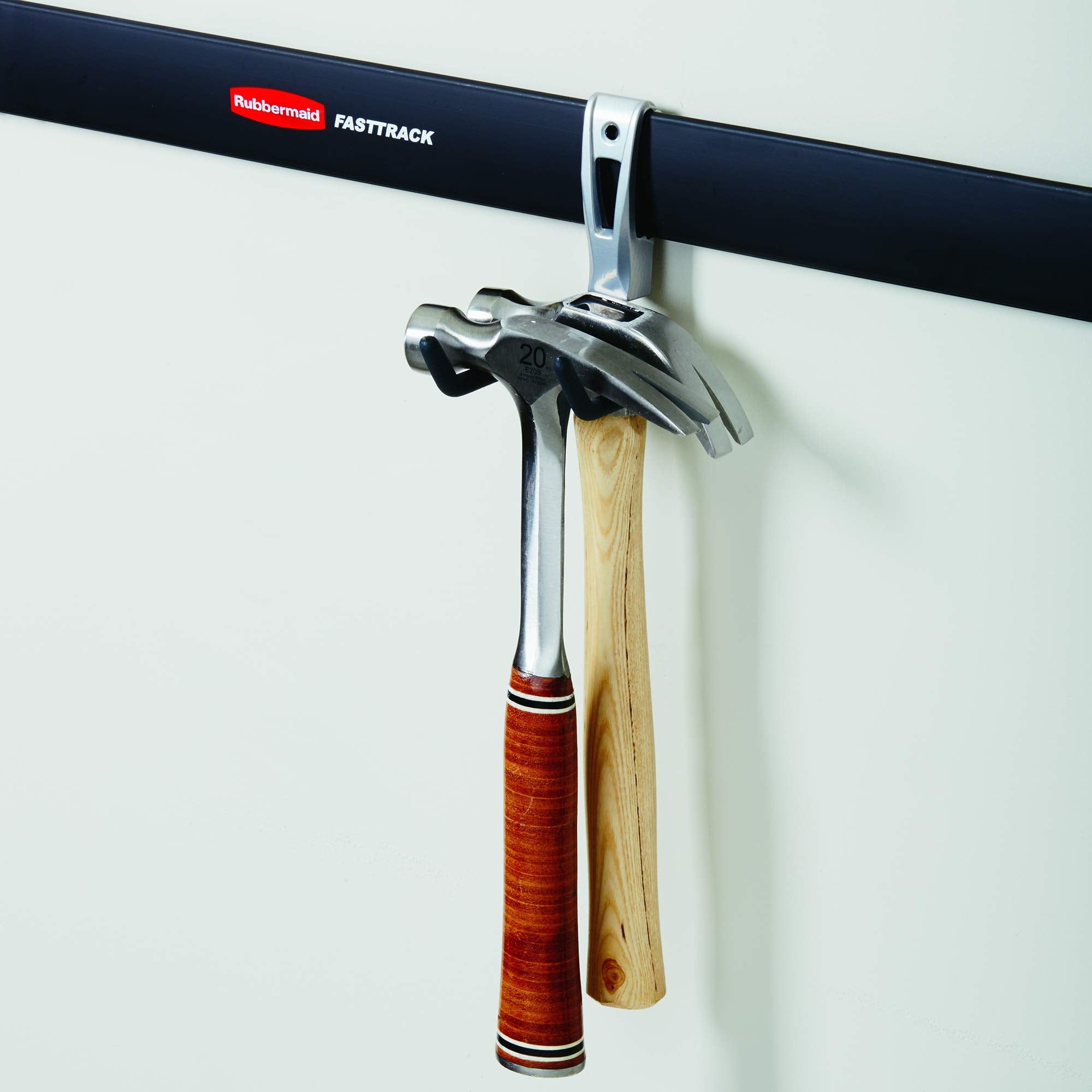 Rubbermaid accommodates chairs, hoses, tools, and gardening gear efficiently.