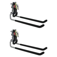 Rubbermaid fast-track rail multi-hook 2-pack on track organizes gear
