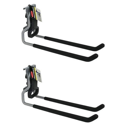 Rubbermaid fast-track rail multi-hook 2-pack on track organizes gear
