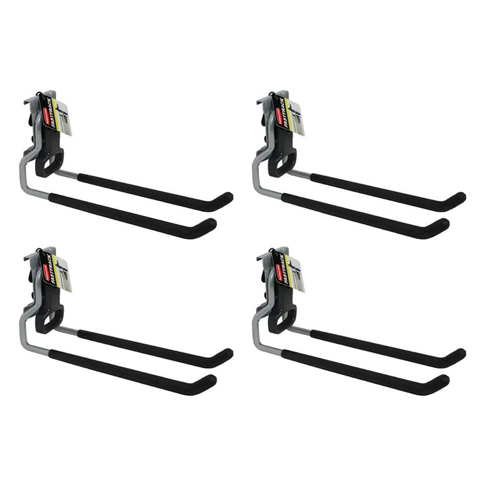 Rubbermaid FastTrack wall-mount multi-hook keeps tools off floor and organized