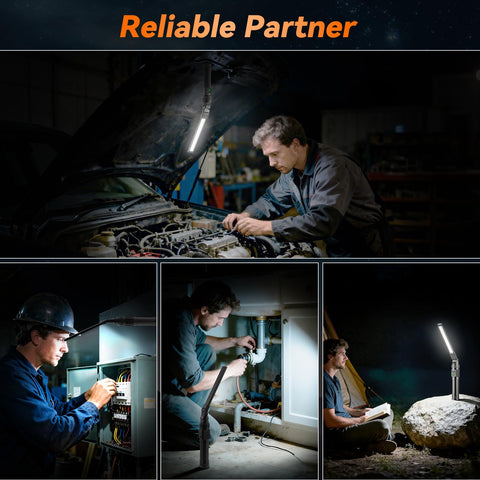 Ruboliy designed for car repairs, camping, and emergency lighting at home