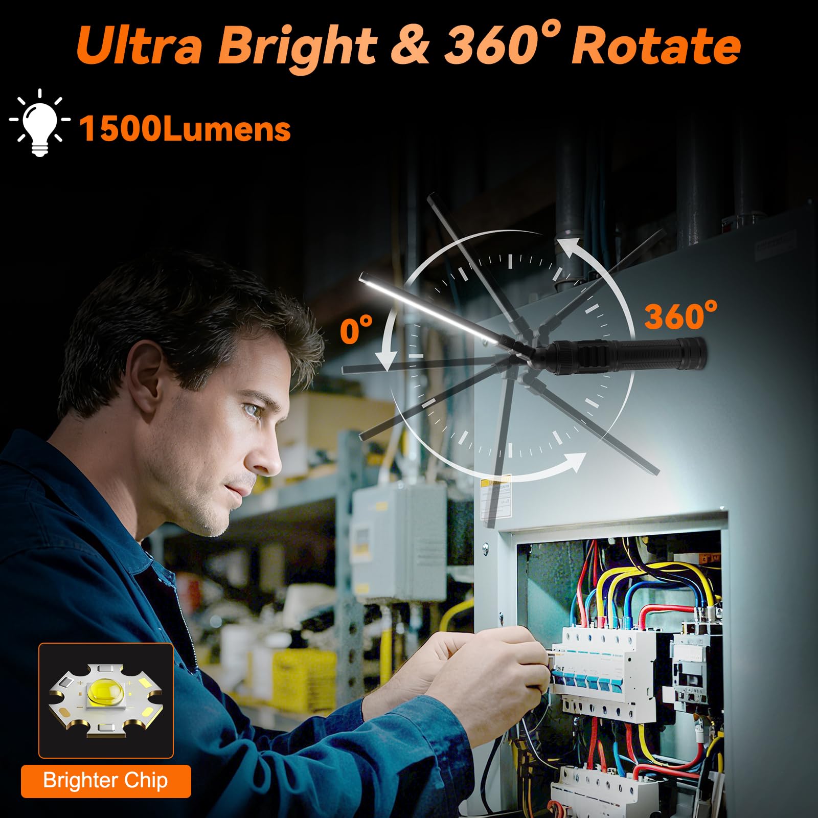 Ruboliy digital battery display shows remaining power at a glance