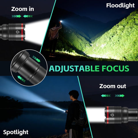 Ruboliy USB-C charging flashlight for fast power top-ups.
