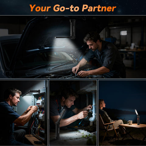 Ruboliy 5-mode light supports high, low, spotlight, red, and strobe.