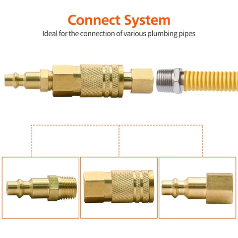 Ruby.Q brass couplers offer Industrial/M-style interchange compatibility.