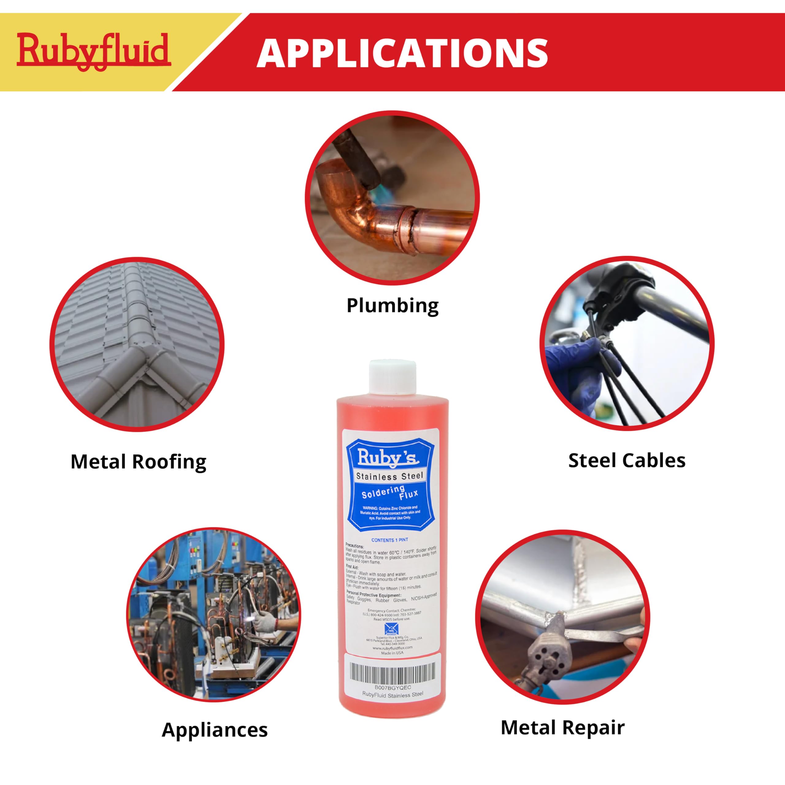 Flux being used in a metal fabrication project with Rubyfluid.