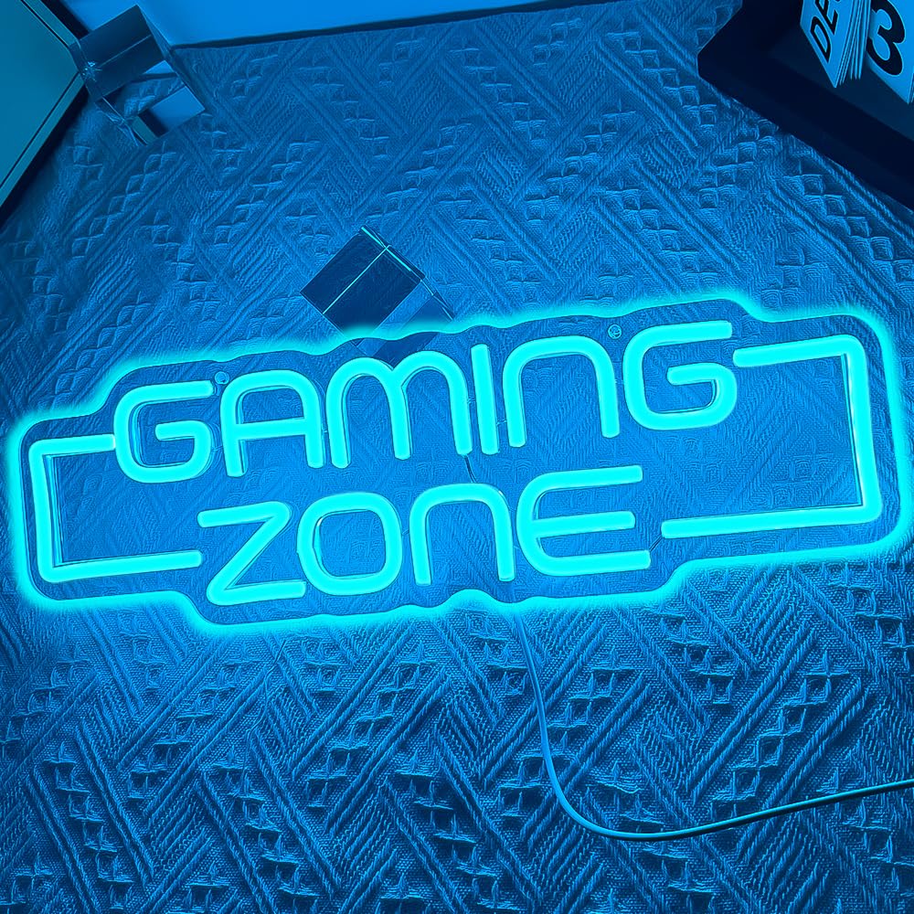 RuCvixkt LED neon sign for gaming delivers eye-catching visuals with low energy use.