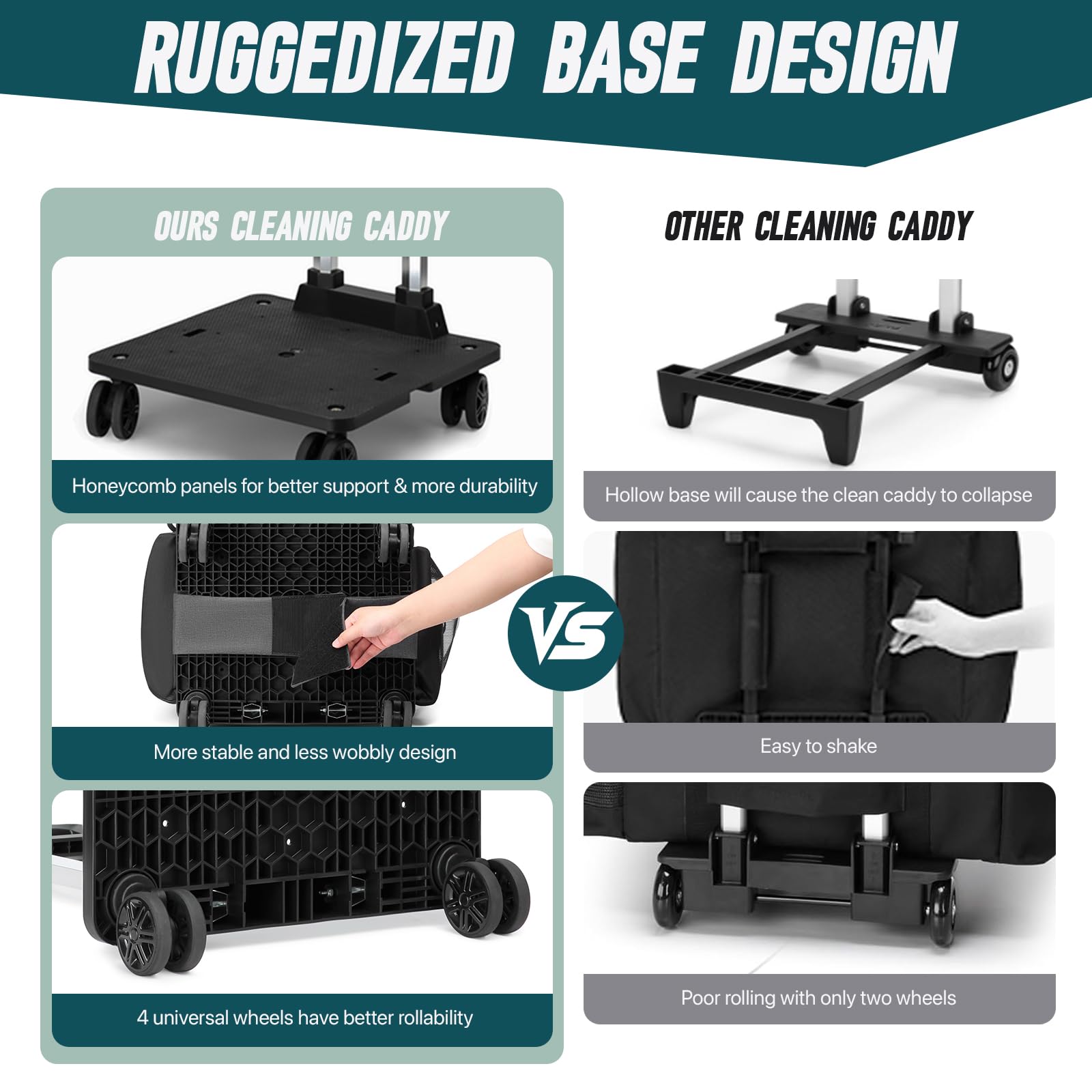 RUCYEN interior compartments organize tools for quick access.