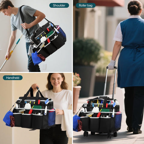 RUCYEN detachable shoulder strap and 3-in-1 rolling design enhance convenience.