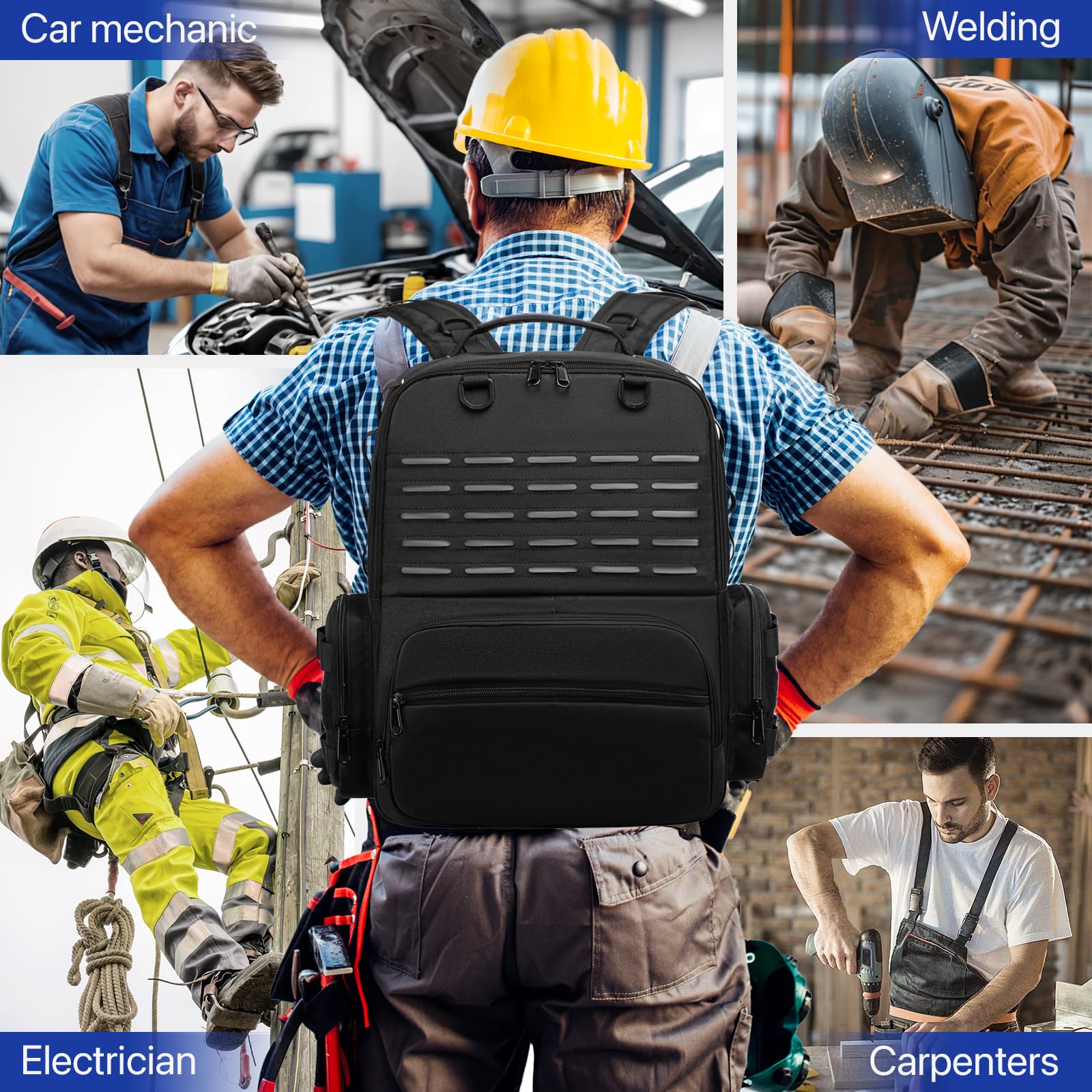 RUCYEN Tool Backpack makes a professional gift for tradespeople