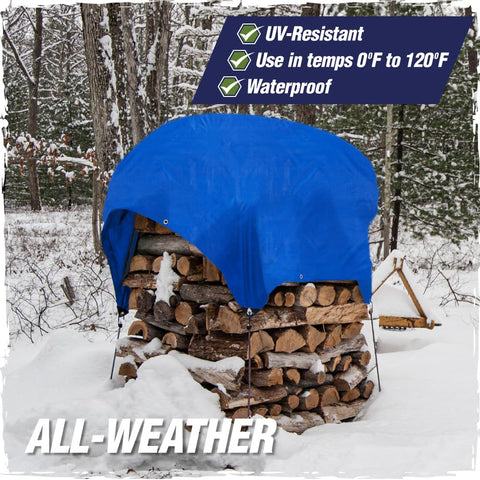 Aluminum rust-resistant grommets enable easy securement and tie-down options.