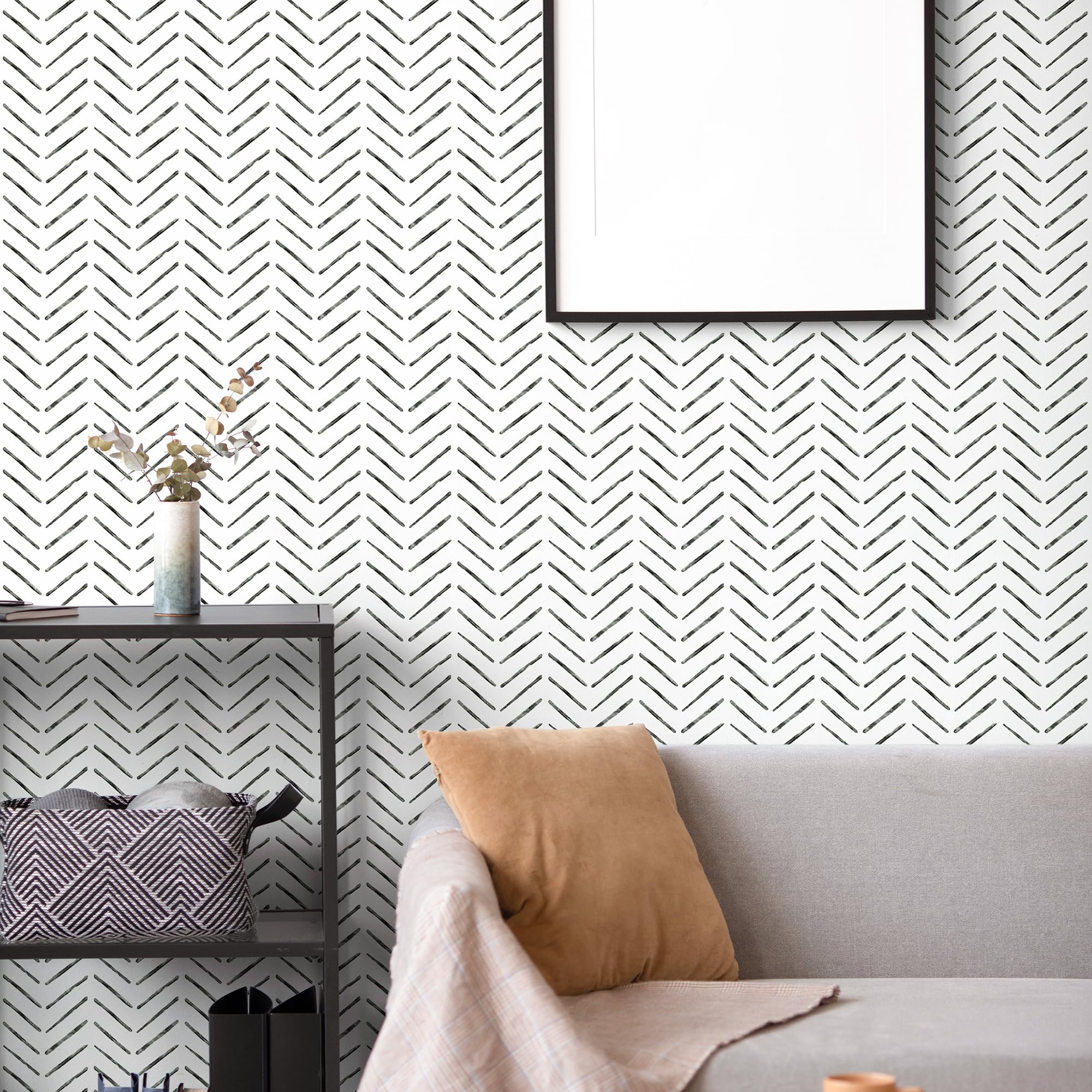 Rugreat peel-and-stick wallpaper enables quick, tool-free installation