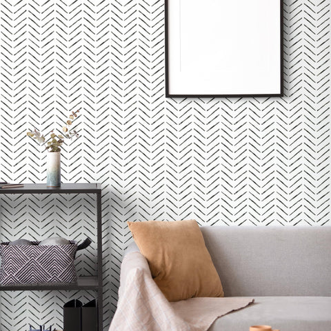 Rugreat peel-and-stick wallpaper enables quick, tool-free installation