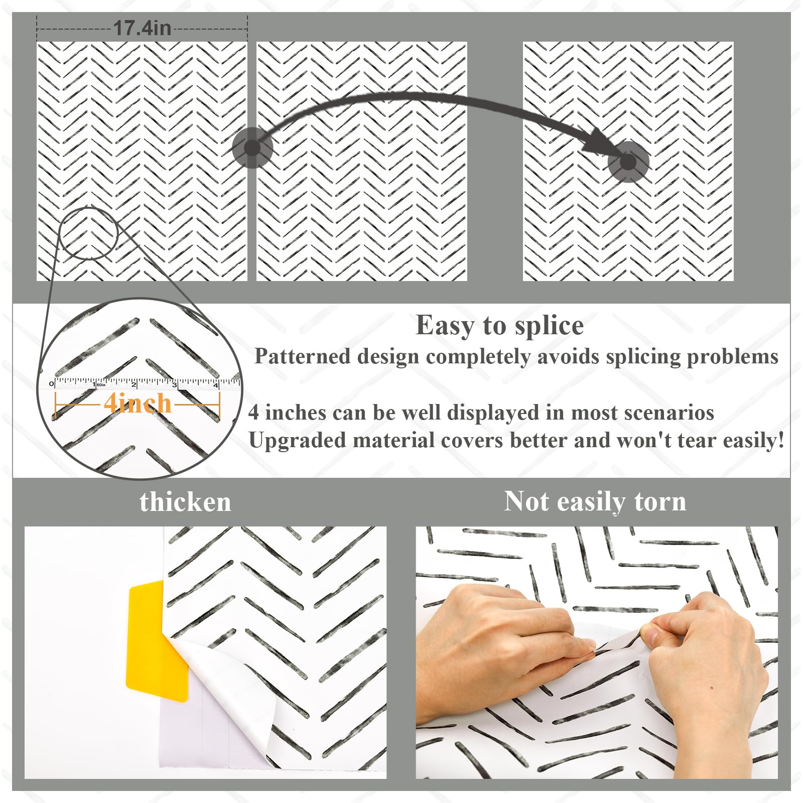 Rugreat waterproof vinyl wallpaper resists moisture in baths and kitchens