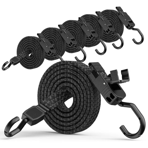 Rugtol 48-inch adjustable buckle bungee secures gear quickly.
