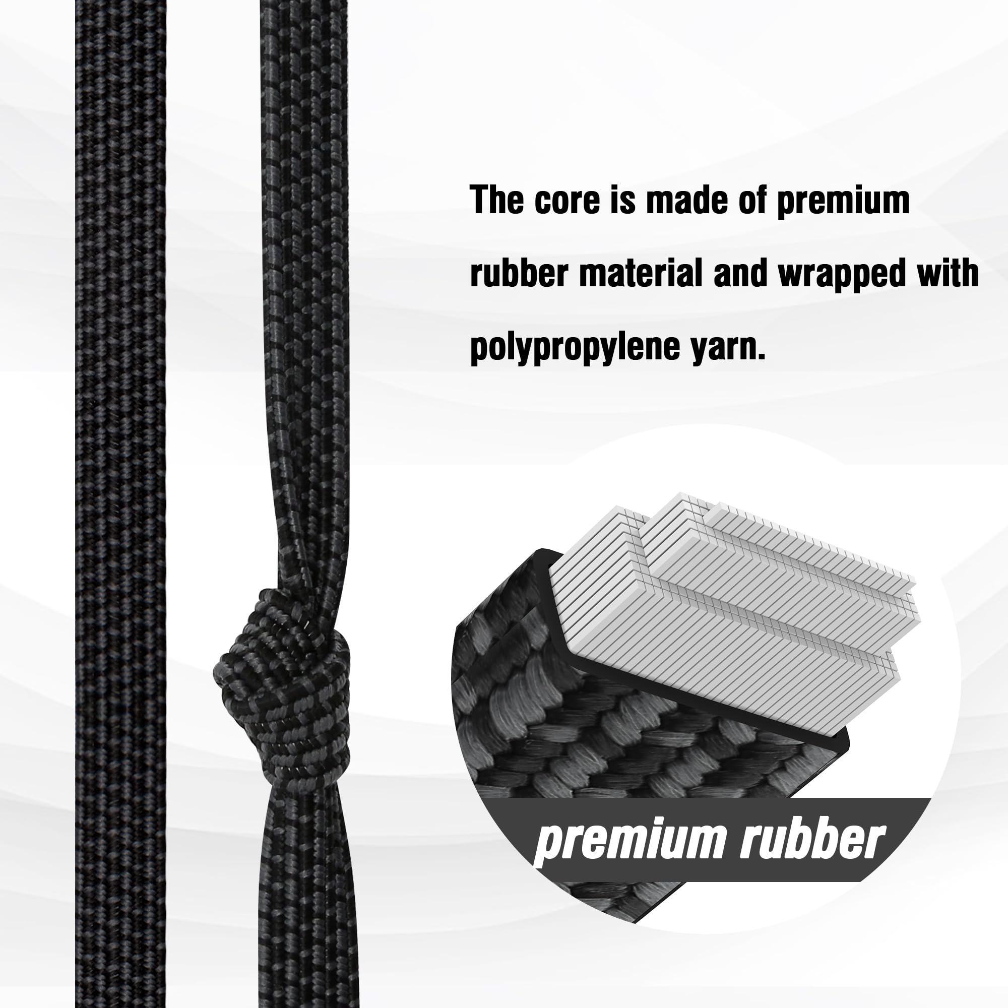 Rugtol bungee cords secure tent poles for quick campsite setups