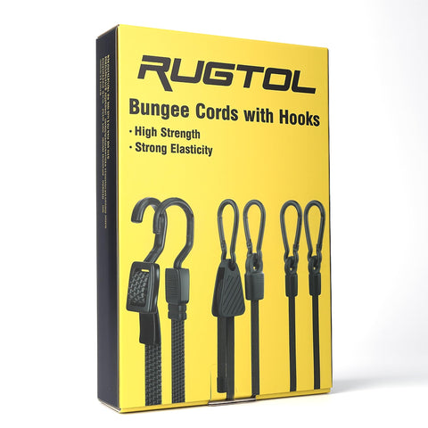 Rugtol heavy-duty cords secure luggage and tools during travel and DIY tasks