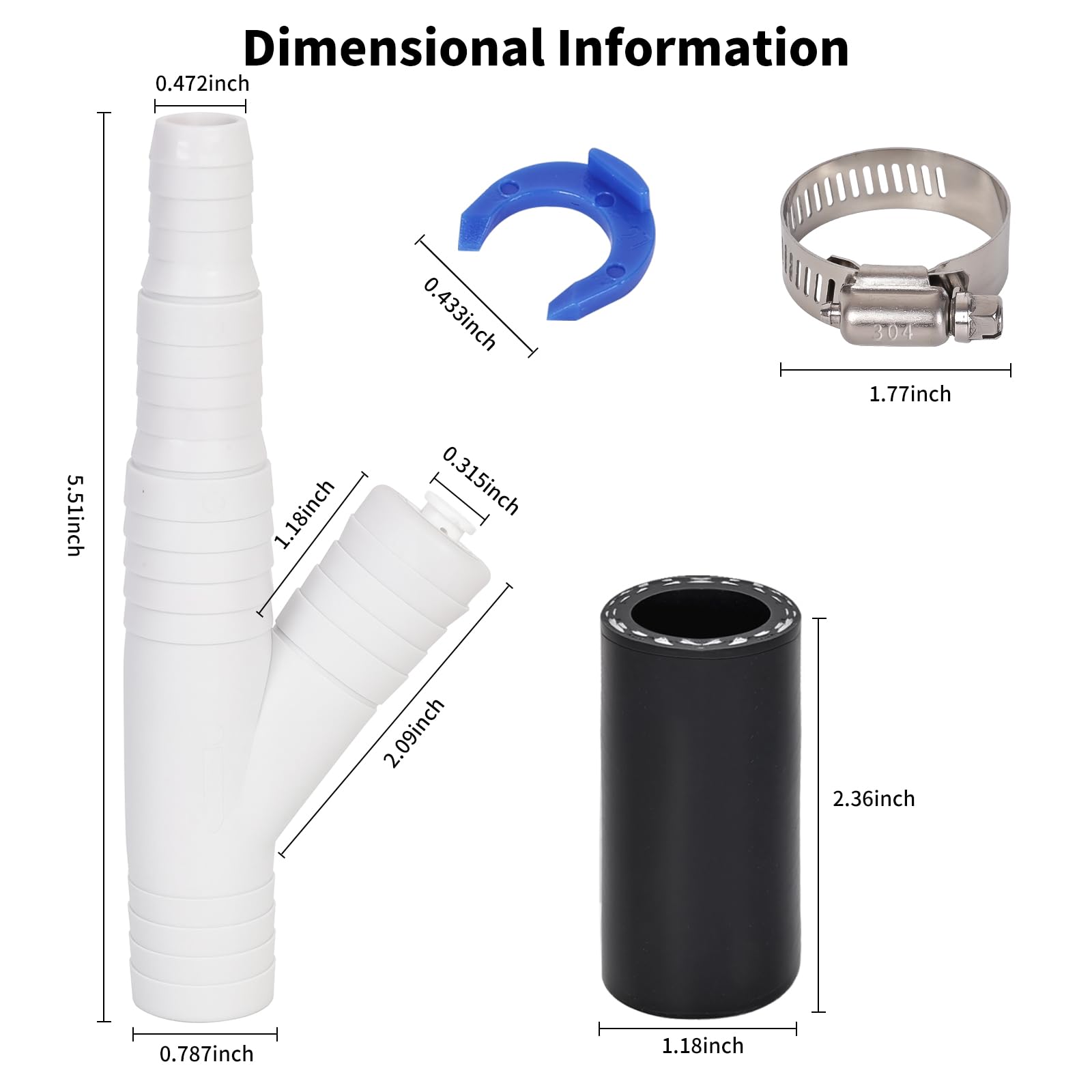 RuieHang DLA-D25QC quick-connect fitting ensures hassle-free kitchen installation.