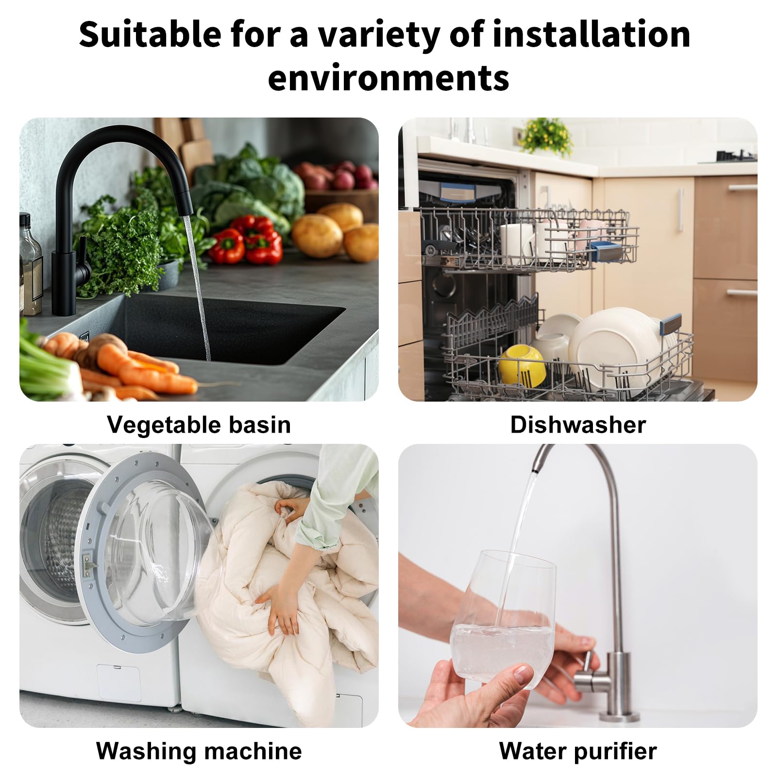 RuieHang noise-reduction-design minimizes dishwasher noise in busy kitchens.
