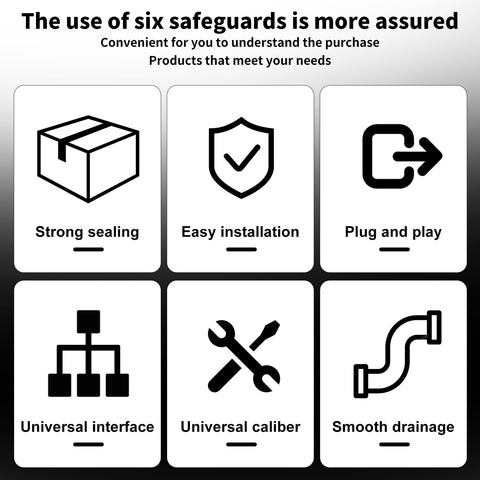 RuieHang self-cleaning-port helps prevent clogs for smoother operation.