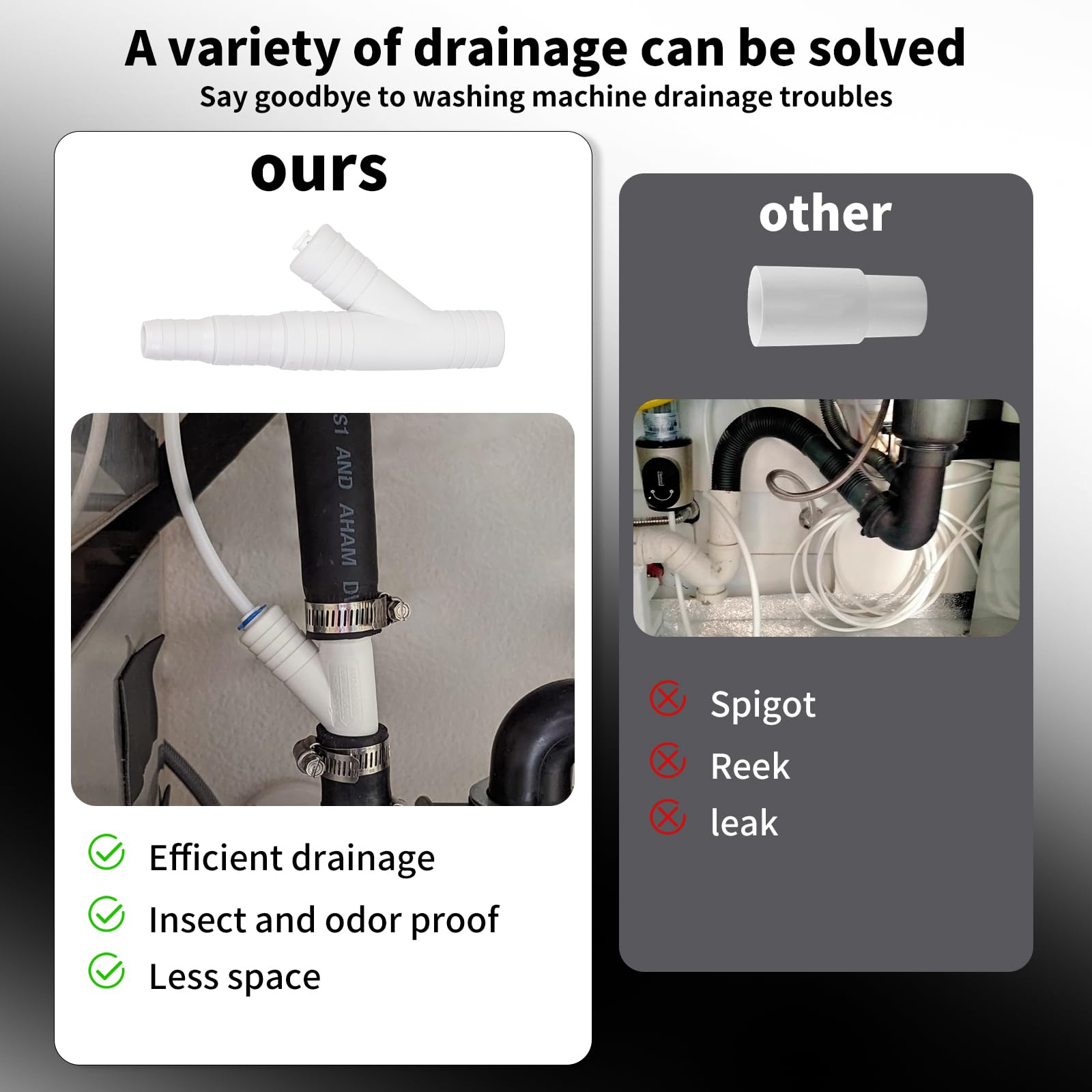 RuieHang universal-compatibility feature covers multiple brands and hose sizes.