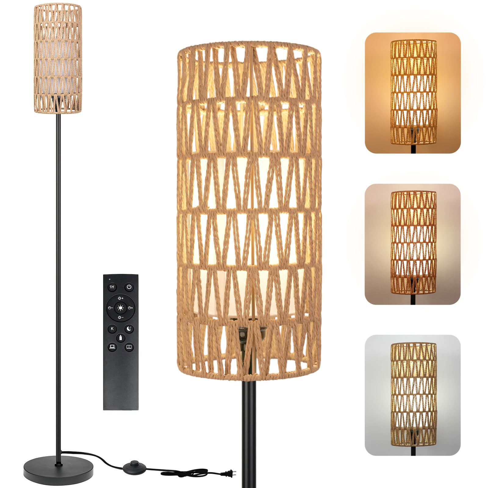 Ruiever floor lamp base offers stability to keep your living space safe.