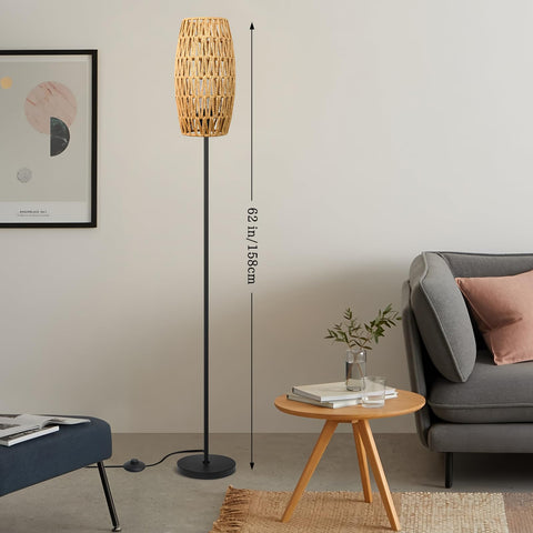 Ruiever handmade rattan shade closeup showcases natural texture and artisanal detail.