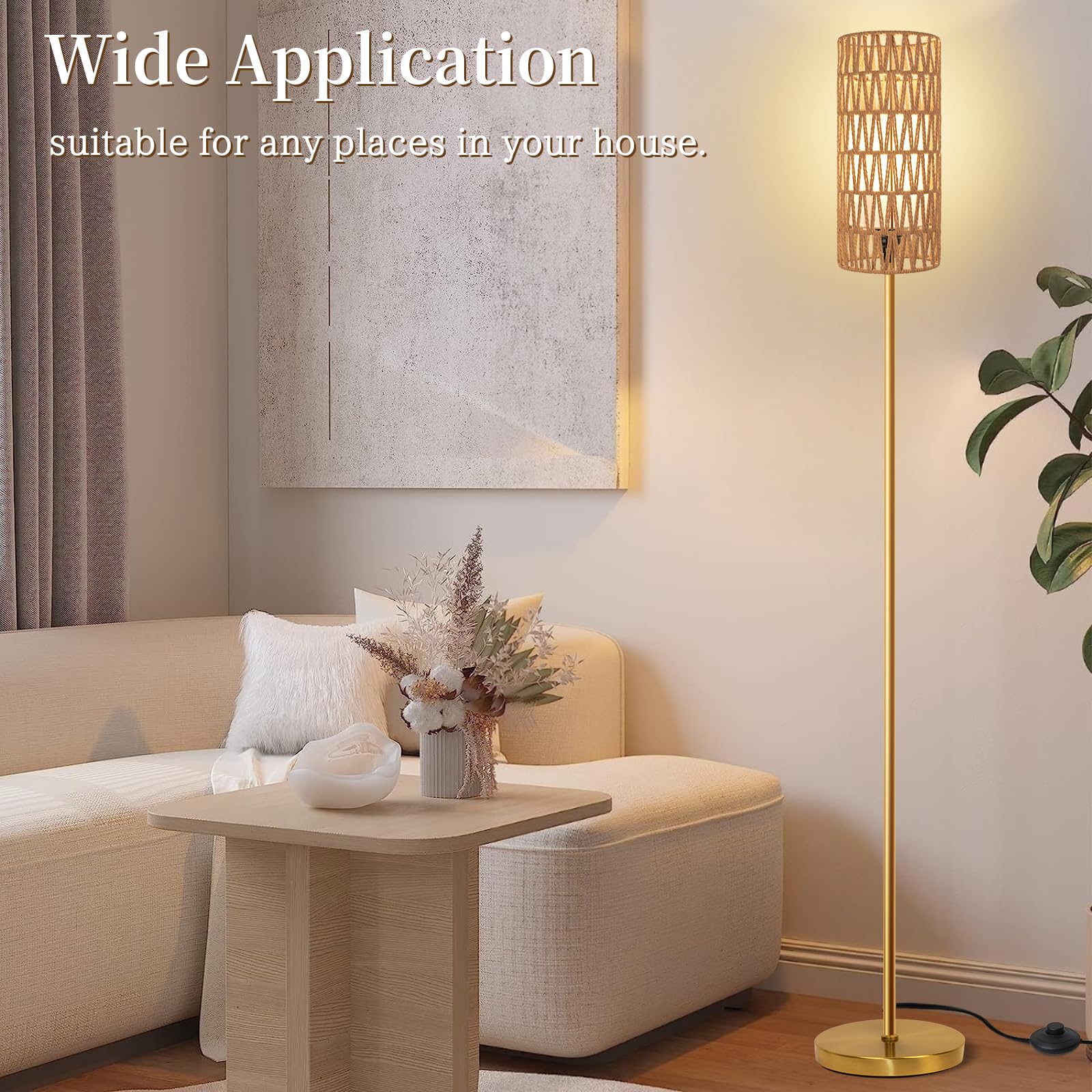 Ruiever included 9W LED bulb offers adjustable color temperature for different moods
