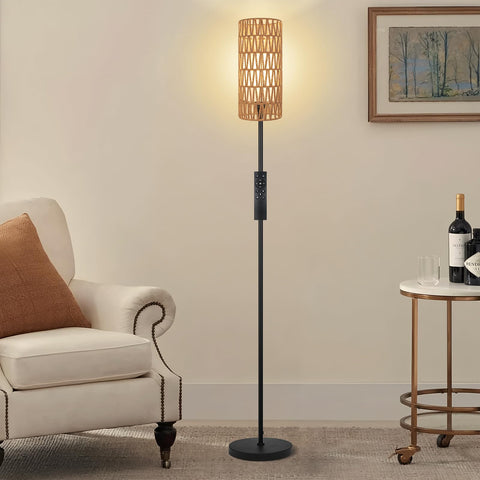 Ruiever floor lamp in living spaces creates inviting atmospheres.