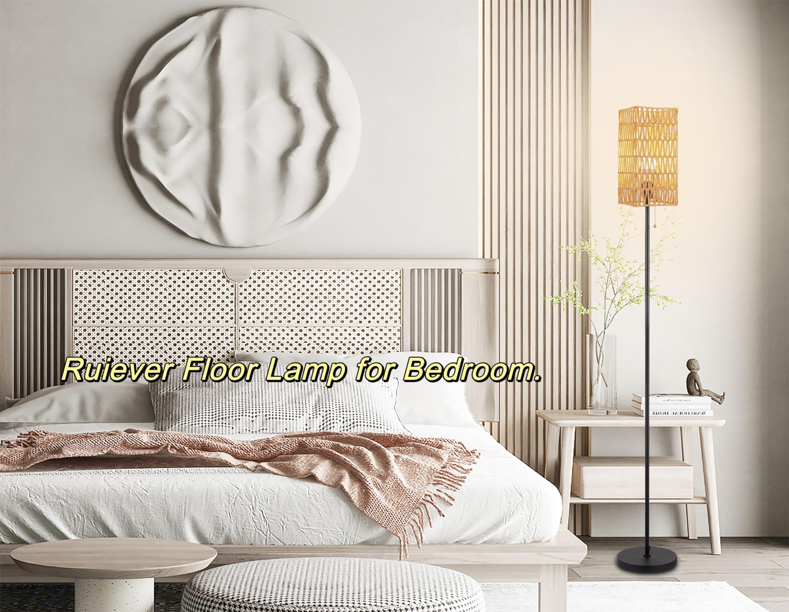 Ruiever floor lamp warranty communicates trusted quality with 3-year coverage.