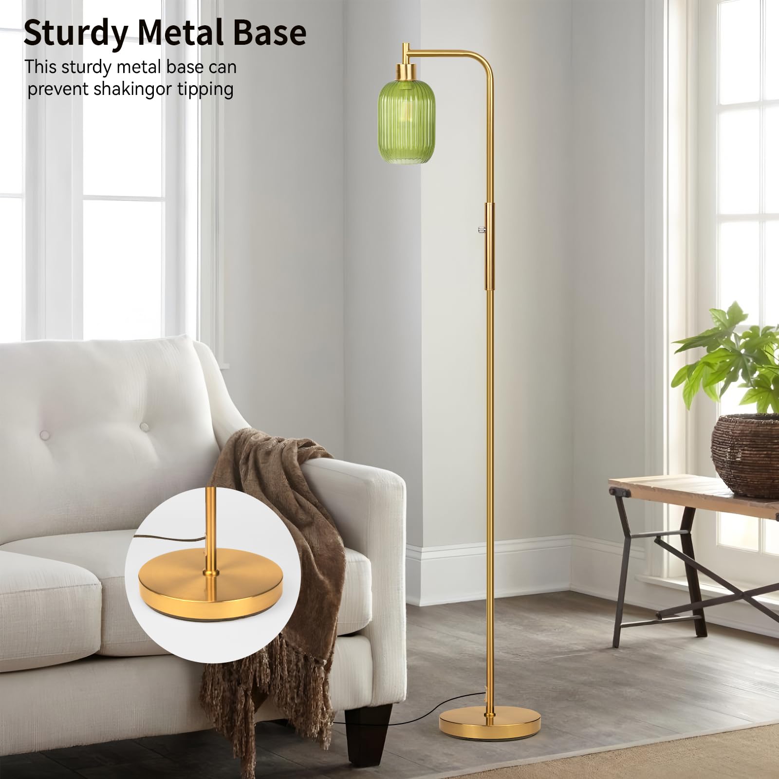Ruiever heavy base ensures stability in busy spaces.