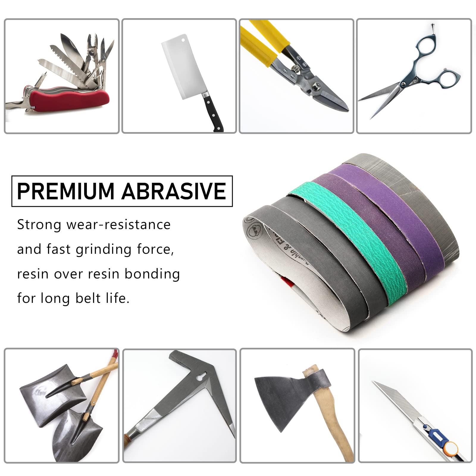 RUIHONGV 2500 grit belts for ultra-fine finishing